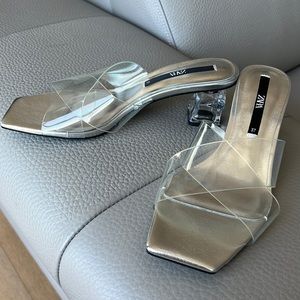 See-thru heels w ice heel detail